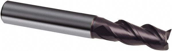 0.1181" 3-Flute Solid Carbide Corner Radius & Corner Chamfer End Mill, FIREX - Guhring 9038910030000