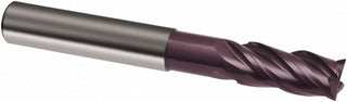 0.3937" 4-Flute Solid Carbide Corner Radius & Corner Chamfer End Mill, FIREX - Guhring 9038370100000