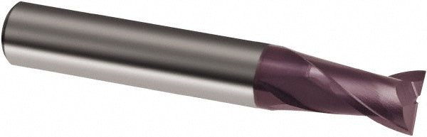 0.0984" 2-Flute Solid Carbide Corner Radius & Corner Chamfer End Mill, FIREX - Guhring 9036330025000