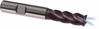 0.3937" 4-Flute Solid Carbide Corner Radius & Corner Chamfer End Mill, FIREX - Guhring 9033660100000