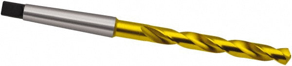 13/64" High Speed Steel Drill Bit, TiN, 118° point - Guhring 9006540051600