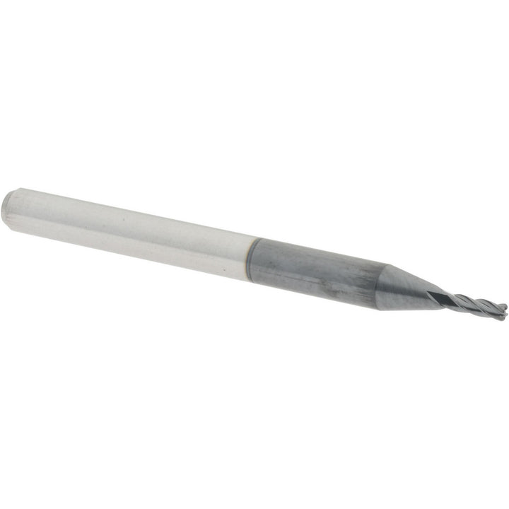 0.0469in" 4-Flute Solid Carbide Corner Radius End Mill, AlTiN - Accupro 12176890