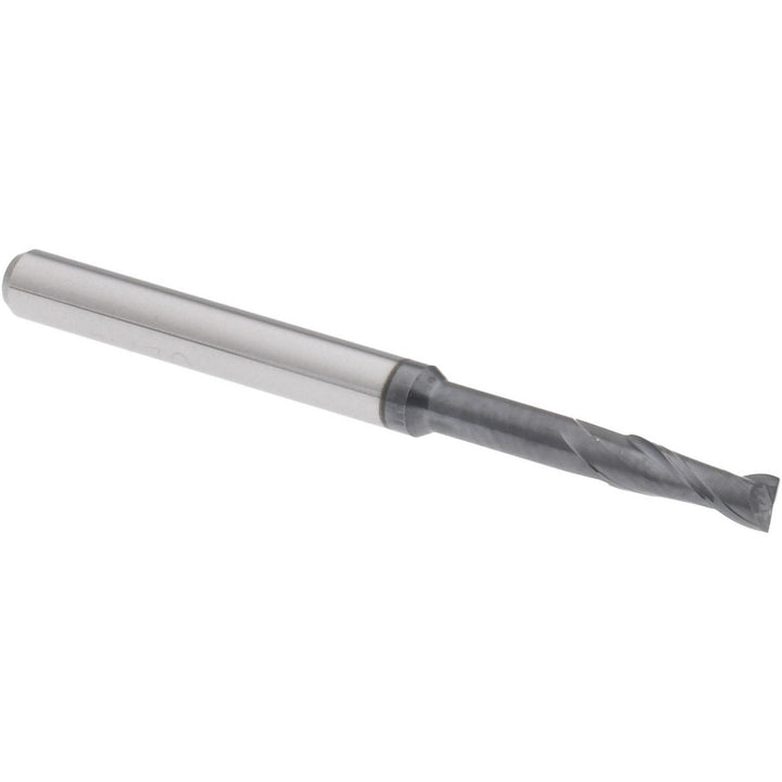3/32" 2-Flute Solid Carbide Square End Mill, AlTiN - Accupro 12176865