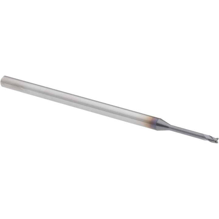 0.0600" 3-Flute Solid Carbide Square End Mill, AlTiN - Accupro 14797224