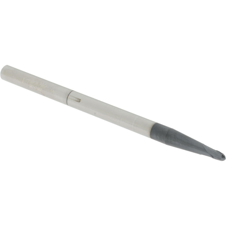 1/8" 2-Flute Solid Carbide Ball End Mill, AlTiN - Accupro 12180946