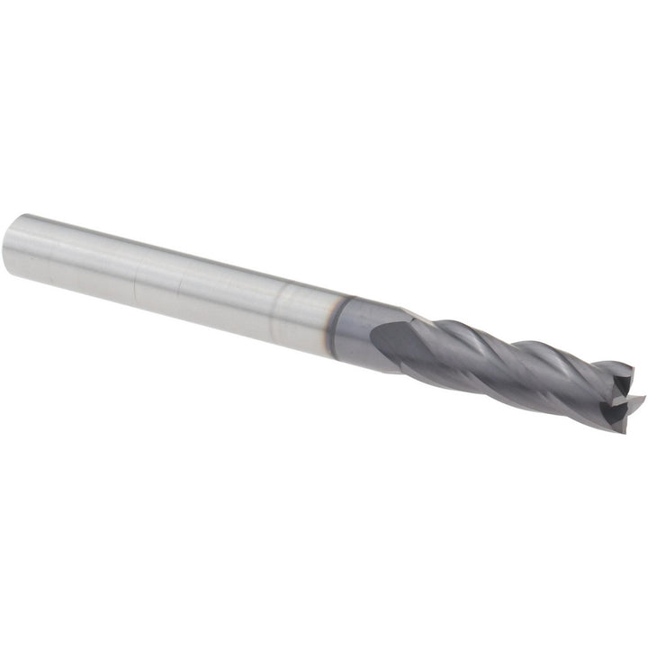 3/16" 4-Flute Solid Carbide Square End Mill, AlTiN - Harvey Tool 73187-C3