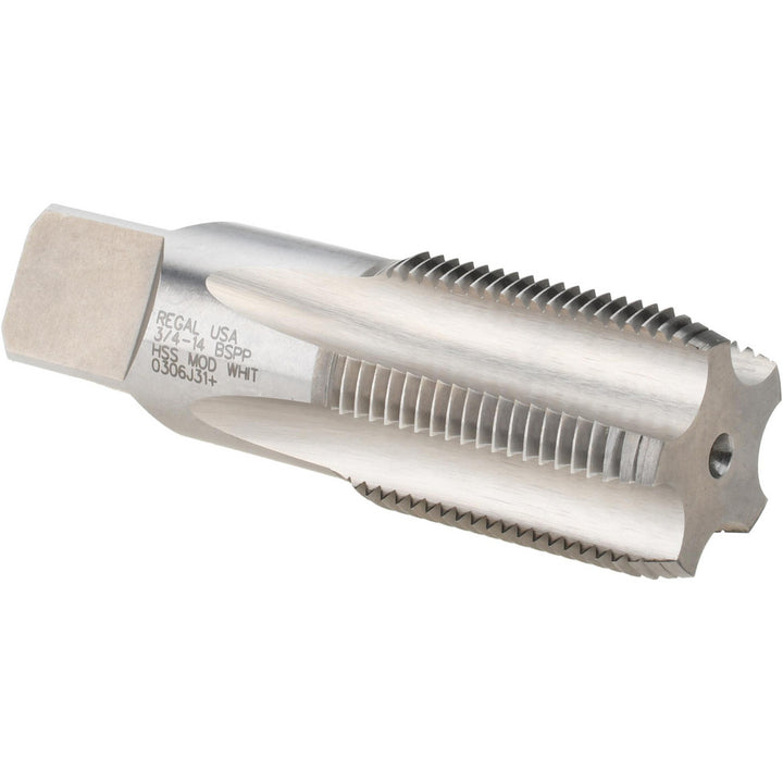 3/4-14 G(BSP) HSS Straight Flute Tap - Regal Cutting Tools 015708AS