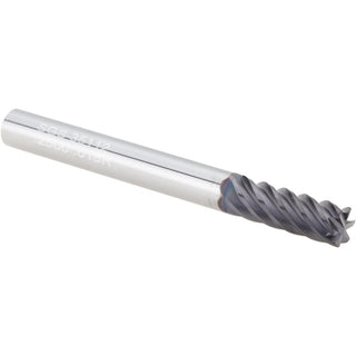 1/4" 6-Flute Solid Carbide Corner Radius End Mill, TX - SGS 35112