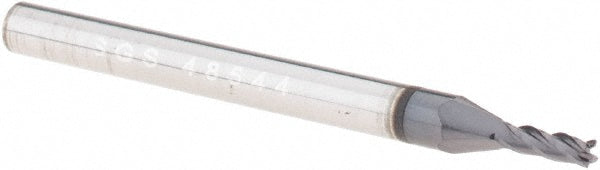 0.0591" 4-Flute Solid Carbide Square End Mill, AlTiN - SGS 48544