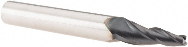0.2500" 3-Flute Solid Carbide Tapered End Mill, AlTiN - SGS 32363