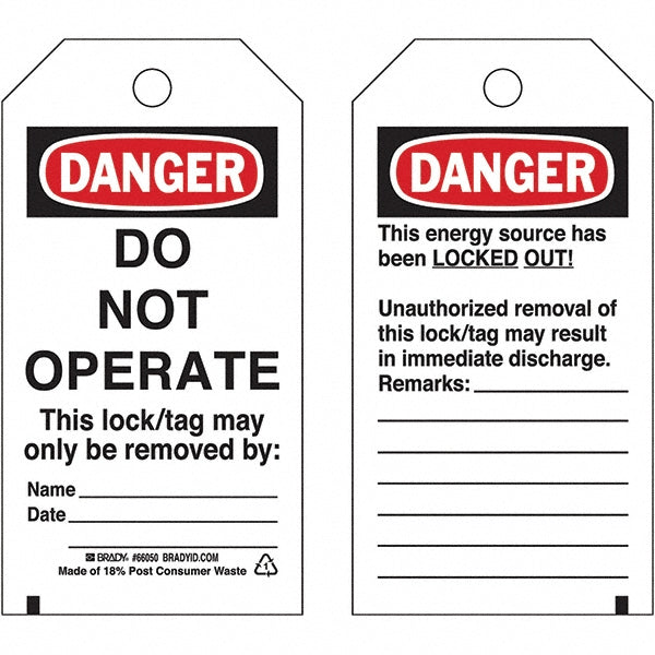 DO NOT OPERATE. THIS LOCK/TAG MAY ONLY BE REMOVED BY: NAME__ Tag - Brady 65502