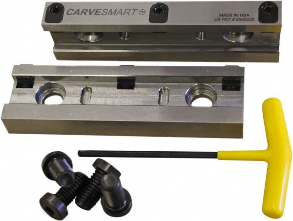 3/4" Jaw Steel Vise Jaws - CarveSmart 10000