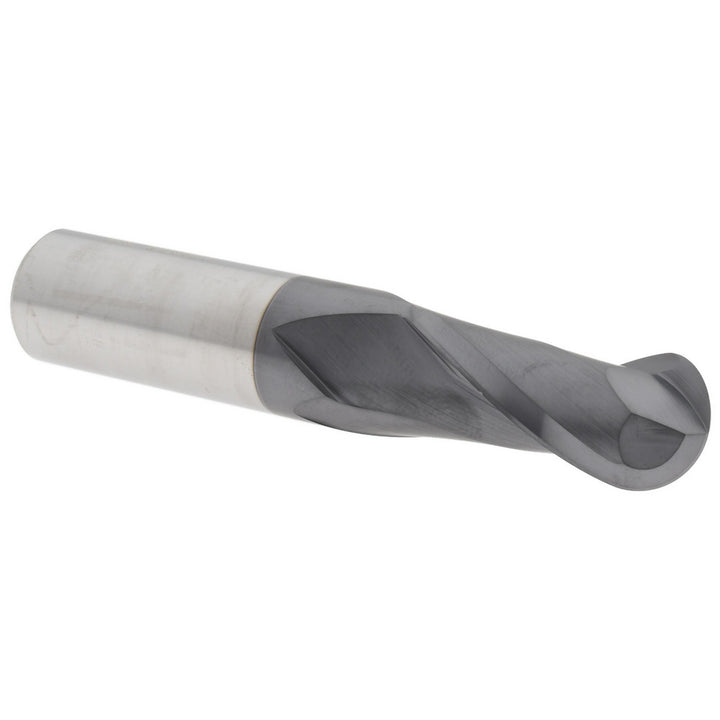 3/4" 2-Flute Solid Carbide Ball End Mill, AlTiN - Hertel EM249048