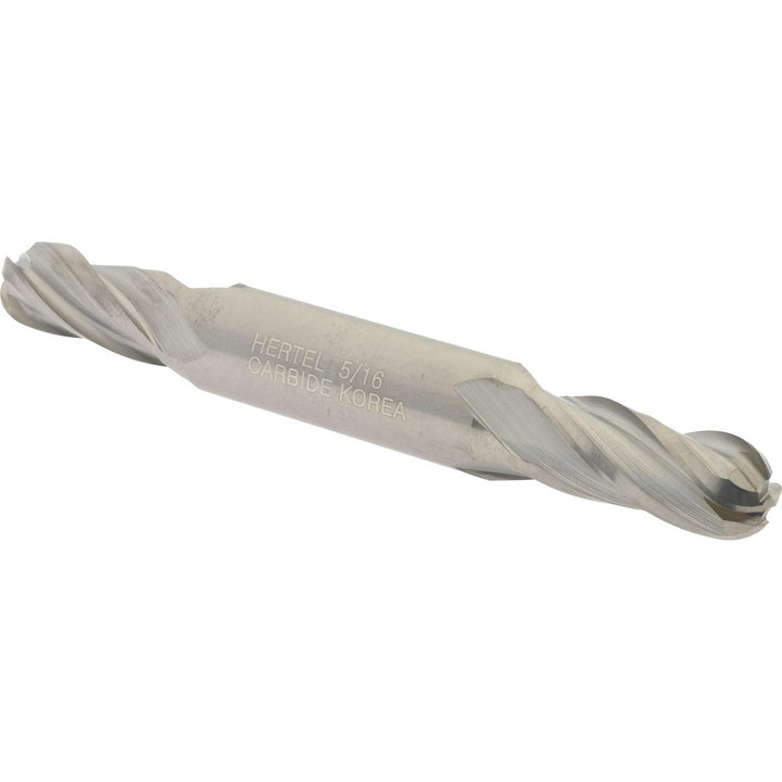 5/16" 4-Flute Solid Carbide Ball End Mill - Hertel E599924422