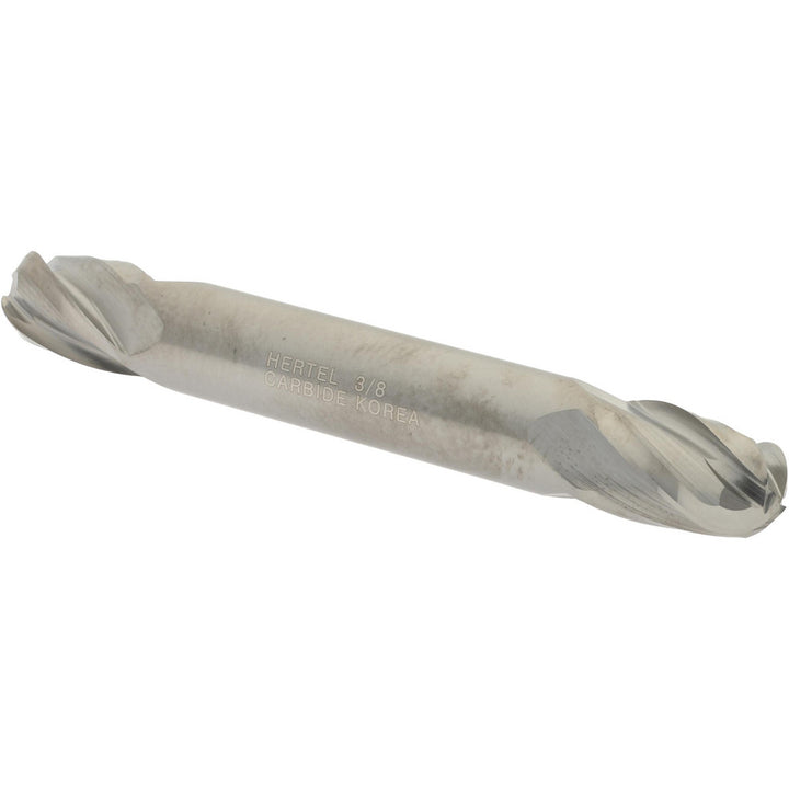3/8" 4-Flute Solid Carbide Ball End Mill - Hertel E599924554