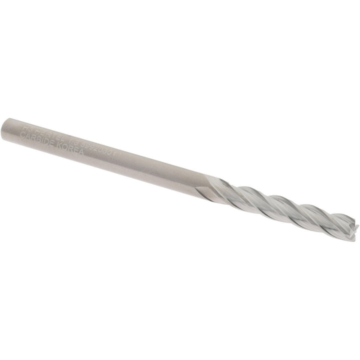 1/8" 4-Flute Solid Carbide Square End Mill - Hertel 750384