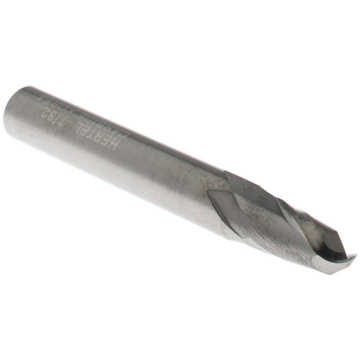 7/32" 2-Flute Solid Carbide Ball End Mill - Hertel E599924486
