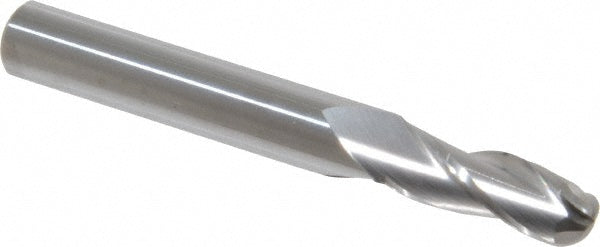 9/32" 3-Flute Solid Carbide Ball End Mill - Hertel E599924735
