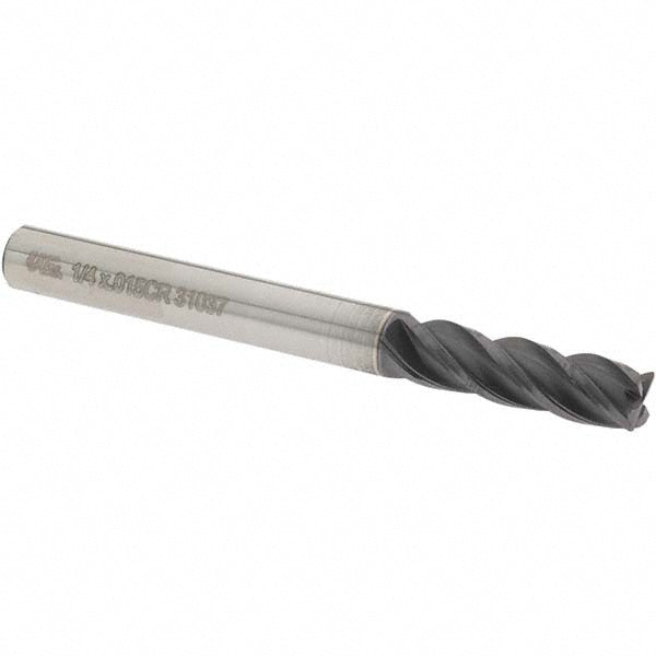 1/4in" 4-Flute Solid Carbide Corner Radius End Mill, TiAlN - OSG VG434-2502