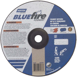 9 x 1/8" 24-Grit Zirconia Alumina; Silicon Carbide Grinding & Cutoff Wheel - Norton 66252843238