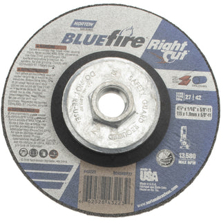 4-1/2 x 1/16" 36-Grit Zirconia Alumina Grinding & Cutoff Wheel - Norton 66252843223