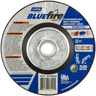 4-1/2 x 1/8" 30-Grit Zirconia Alumina Grinding & Cutoff Wheel - Norton 66252843191