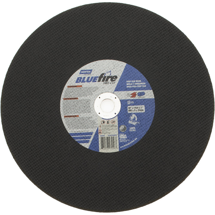 16 x 7/64" Zirconia Alumina Grinding & Cutoff Wheel - Norton 66252843256