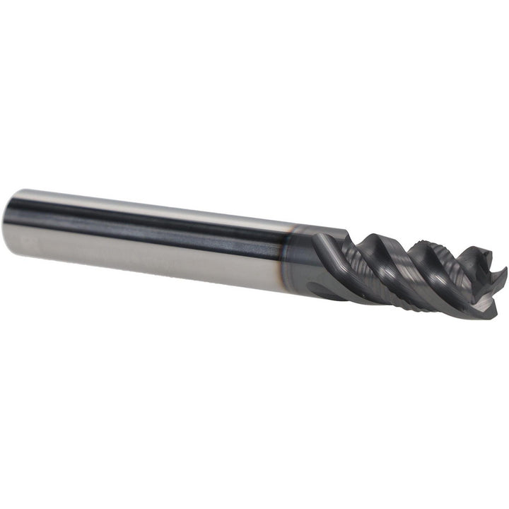 3/8" 4-Flute Solid Carbide Corner Radius & Corner Chamfer End Mill, AlTiN - Iscar 5622109