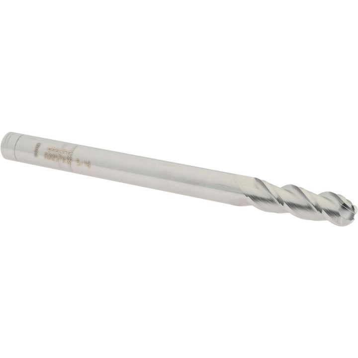 5/16" 3-Flute Solid Carbide Ball End Mill - Accupro 12184502