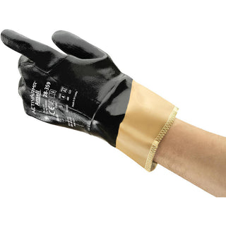 X-Large Black Kevlar Cut-Resistant Gloves - Ansell 216150