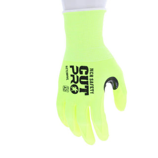 X-Small Lime HPPE Cut, Puncture & Abrasion-Resistant Gloves - MCR Safety 92728HVXS