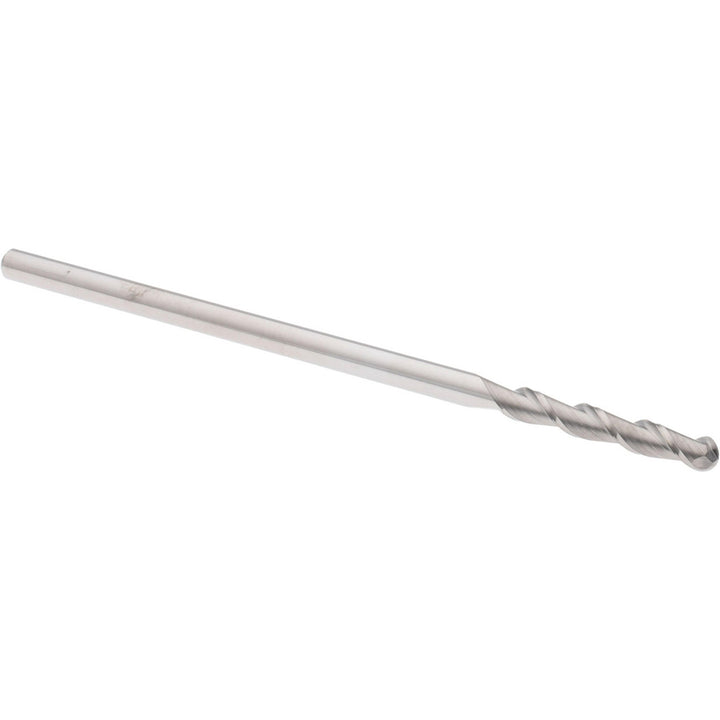 1/8" 2-Flute Solid Carbide Ball End Mill - Accupro 12184274