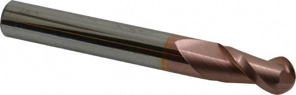 3/4" 2-Flute Solid Carbide Ball End Mill, TiCN - Accupro 12184302