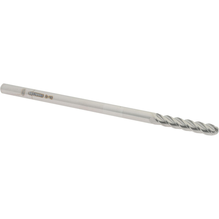 3/16" 4-Flute Solid Carbide Ball End Mill - Accupro 12184928