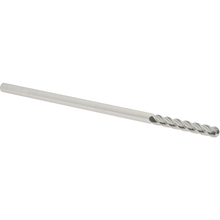 1/4" 4-Flute Solid Carbide Ball End Mill - Accupro 12184955