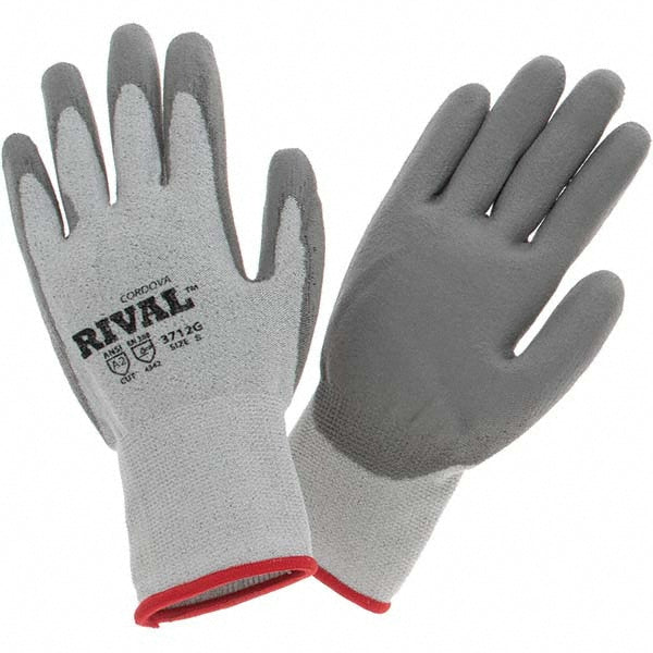 Small Gray HPPE; Synthetic Fiber Cut-Resistant Gloves - Cordova 3712GS