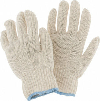 Small White Cotton; Polyester General Purpose Gloves - Ansell 241998