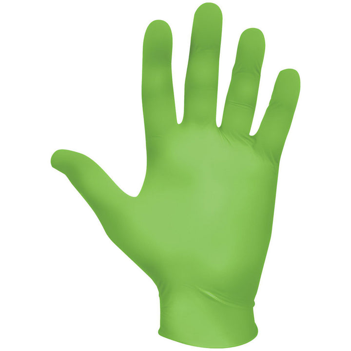 Fluorescent Green Nitrile Gloves - SHOWA 7705PFTXL