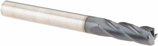 1/4in" 4-Flute Solid Carbide Corner Radius End Mill, AlTiN - SGS 38165