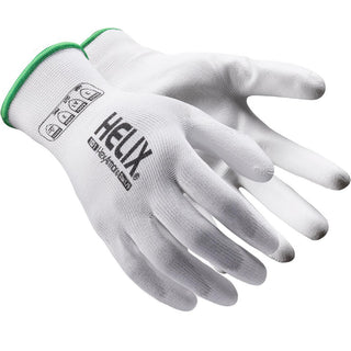 Large White Polyester Cut, Puncture & Abrasion-Resistant Gloves - HexArmor. 1031-L (9)