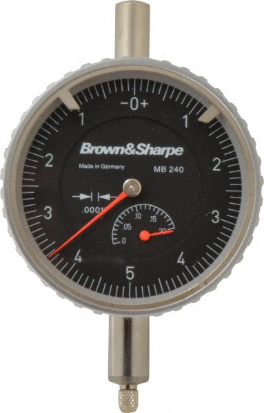 0.2000" Dial Indicator, 0.000100" grad - TESA Brown & Sharpe 14.82011