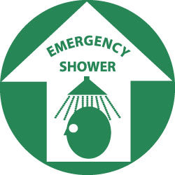 EMERGENCY SHOWER Sign - AccuformNMC WFS8