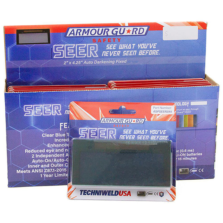 Blue Safety Glasses - Techniweld USA AGSEER2X4H10EA