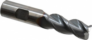 3/4in" 3-Flute Powdered Metal Corner Radius End Mill, TiCN - Cleveland C40349