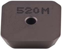 SEKN 1203AFTN Solid Carbide Insert, Grade IC520M, TiCN - Iscar 5667605