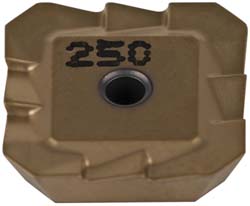 SEKR 1203AFTR-HS Solid Carbide Insert, Grade IC250, TiCN - Iscar 5600509