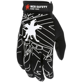 2X-Large Black Synthetic Leather Mechanic's & Lifting Gloves - MCR Safety MB100XXL