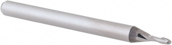 0.0480" 2-Flute Solid Carbide Ball End Mill - Accupro 12463664