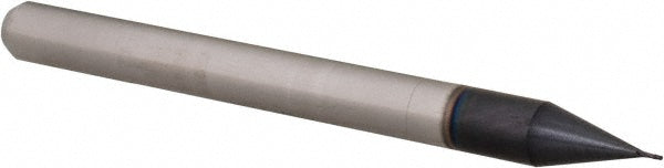 0.0110" 4-Flute Solid Carbide Ball End Mill, AlTiN - Accupro 12464012