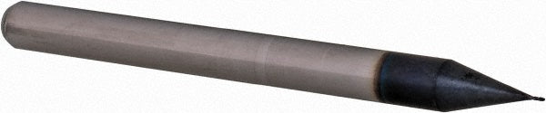 0.0100" 4-Flute Solid Carbide Ball End Mill, AlTiN - Accupro 12464009